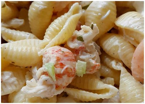 Seafood Pasta Salad Recipe - Julias Simply Southern