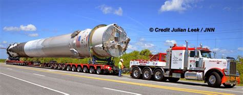 Recovered SpaceX Falcon 9 Booster Moves Back to KSC for Eventual ...