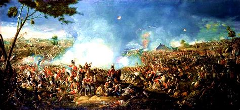 the Battle of Waterloo by William Sadler II Public Domain Clip Art Photos and Images