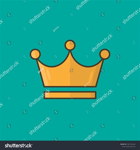 Crown Vector Object Illustration Crown Design Stock Vector (Royalty Free) 1867726243