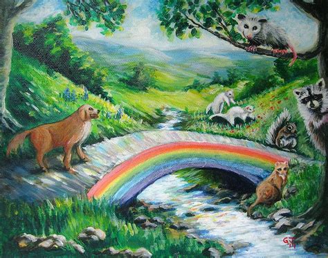 Rainbow Bridge Painting by Ginger Jamerson