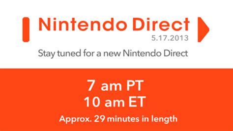 Nintendo Direct live stream: May 17, 2013 - Gematsu