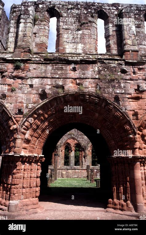 ruined Furness Abbey Furness Cumbria England Stock Photo - Alamy