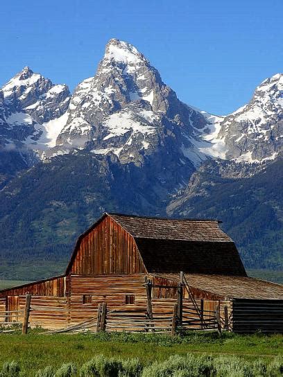 Free picture: mormon, row, barn, grand, Teton, national park