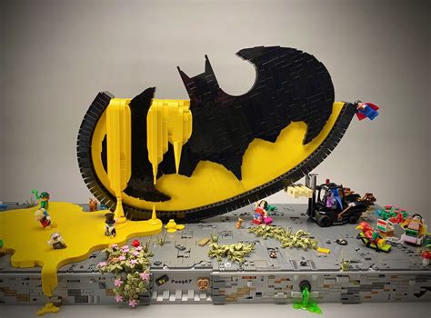 Lego - The Batman logo | Lego batman, Amazing lego creations, Lego