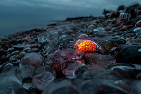 Yooperlite in an ice shell Photograph by Coulter Stuart | Fine Art America