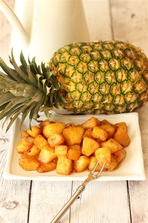 Brown Sugar Roasted Pineapple - Mirlandra's Kitchen