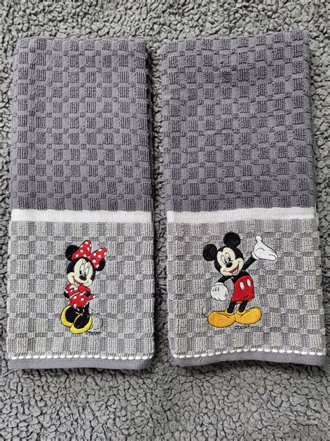 Mickey and Minnie Kitchen Towels - Etsy