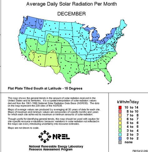 US Solar Insolation Maps | NAZ Solar Electric