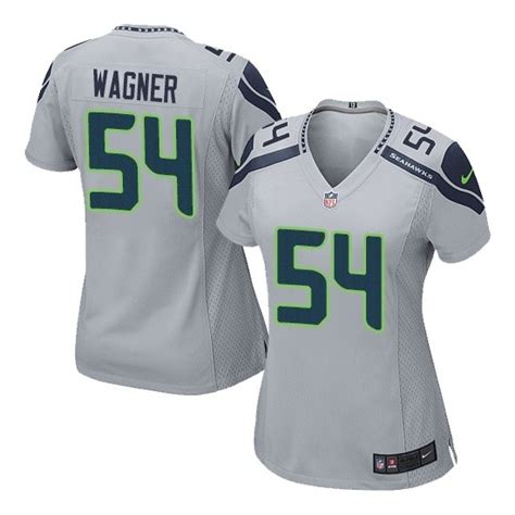 Women's 54 Bobby Wagner Game Grey Alternate Jersey - Bobby Wagner ...