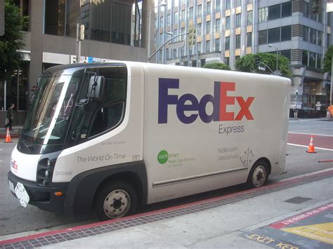 FedEx electric delivery truck | This is a brand new electric… | Flickr