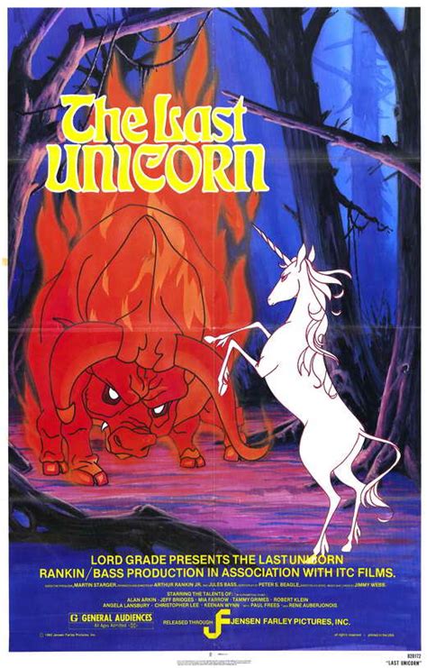 The Last Unicorn Movie Posters From Movie Poster Shop