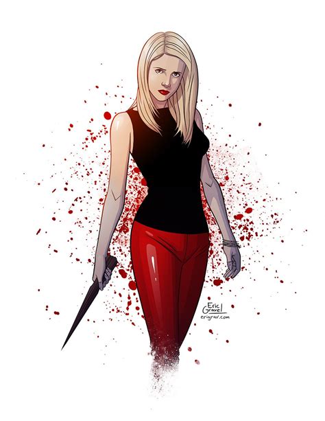 Buffy the Vampire Slayer Fan Art Print | Etsy