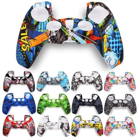 Buy For PS5 Controller Cover Silicone Case, Skin Protective Covers for PS5 Dual-Sense Controller ...