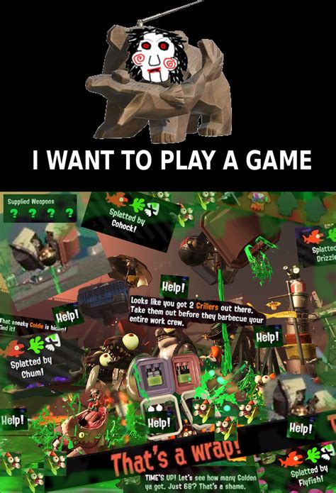 Salmon Run - what Mr. Grizz is really saying : r/splatoon