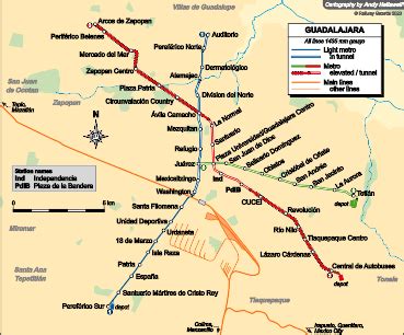 Guadalajara - city map | Country profile | Railway Gazette International