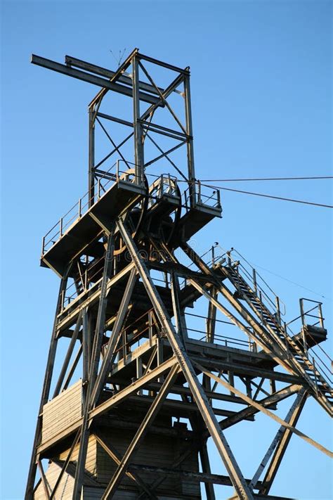 Mining Headframe stock photo. Image of historical, mineral - 3987284