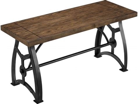 Rosebank Wood and Metal Dining Bench from Pulaski | Coleman Furniture
