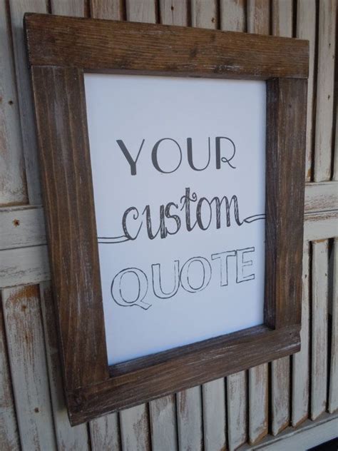 Your custom quote/framed art print/wood by thewoodedlane on Etsy ...