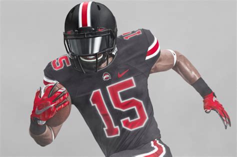 Ohio State's first-ever black football uniform officially unveiled ...