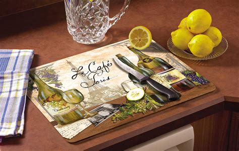 CounterArt Reserve Vintage Glass Cutting Board, 14-7/8 by 11-3/4-Inch: Amazon.ca: Home & Kitchen