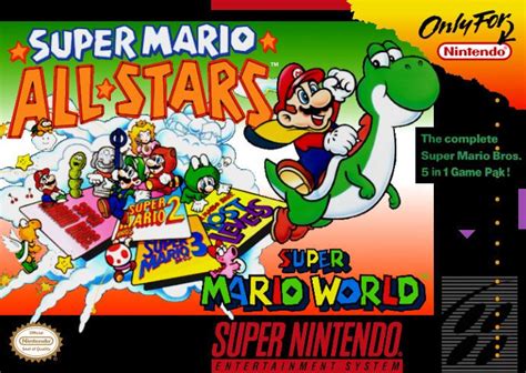 Super Mario All-Stars + Super Mario World - Custom Box Art