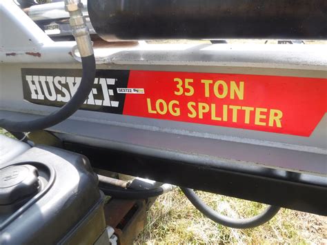 Huskee 35 Ton Hydraulic Log Splitter BigIron Auctions