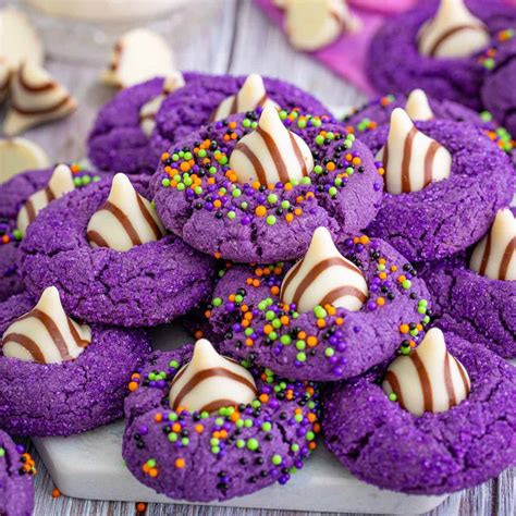 Halloween Witch Hat Cookies - The Country Cook