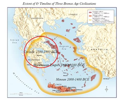 A Series of Maps of the Minoan & Mycenaean Empires: Part B – 4 more ...