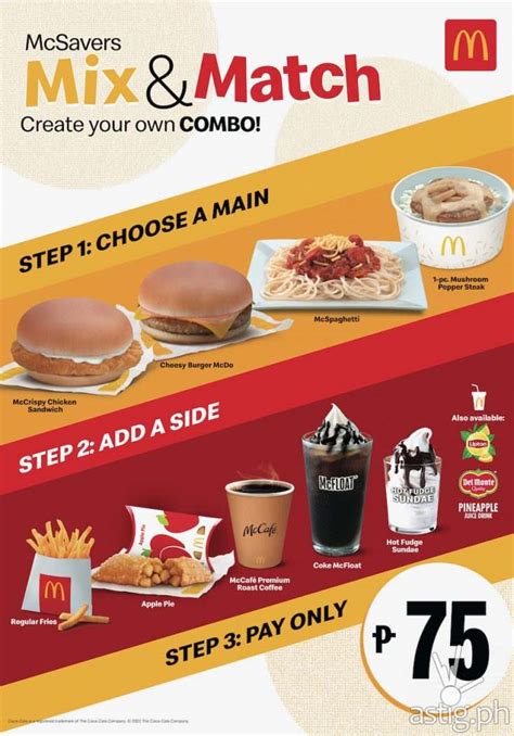 Mix N Match Mcdonalds : Mcdonald S 2 For 5 Mix And Match Deal Is Back ...