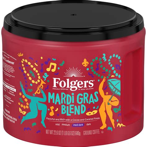 Mardi Gras Blend Ground Coffee | Folgers®