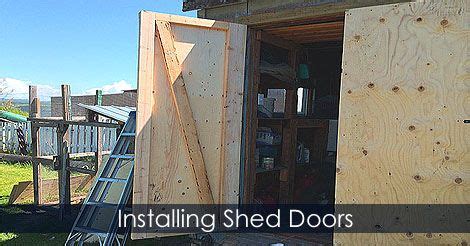 How to install shed doors - Tips | Shed doors, Building a shed, Shed