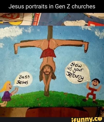 Jesus portraits in Gen Z churches - iFunny