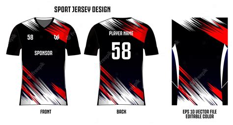 Premium Vector | Sport jersey pattern background design vector