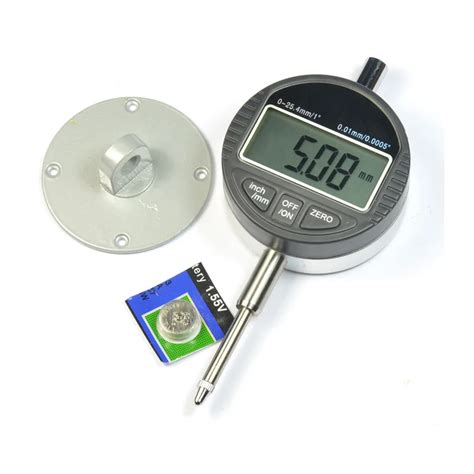 0.01mm/0.0005" Range 0 24.5mm/1" Gauge Digital Dial Indicator Precision Tool-in Dial Indicators ...