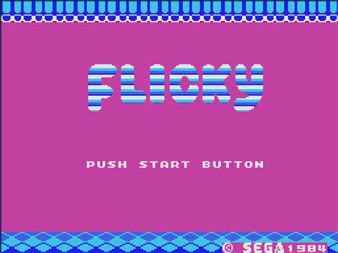 Flicky (1984) by Sega SG-1000 game