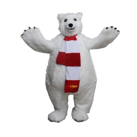 Polar Bear Mascot Costume