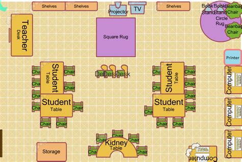 Classroom Layout - Ms. Woodrow's 1st Grade Classroom