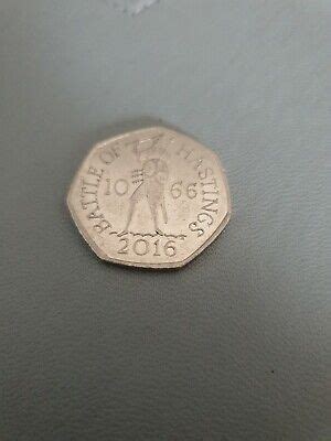 Very rare 50p coin Battle of Hastings 1066 | eBay