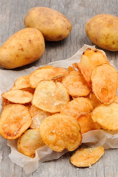 Air Fryer Potato Chips - A Healthy Snack Recipe Made In Minutes