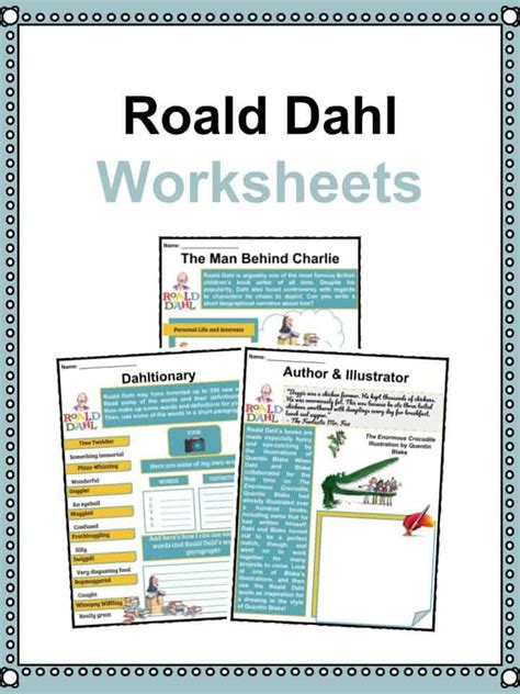 Roald Dahl Facts, Information and Worksheets | Teaching Resources