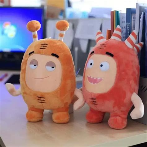 Kawaii Monster Oddbods New Buuble Pogo Zee Jeff Fuse Slick Plush Dolls Stuffed Toys For Kids ...