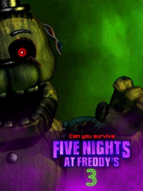 Fnaf 3 movie poster (Phantom Freddy) by marvelous554 on DeviantArt