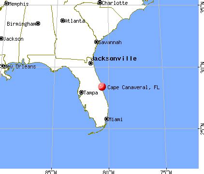 Florida Cape Canaveral Map | Draw A Topographic Map