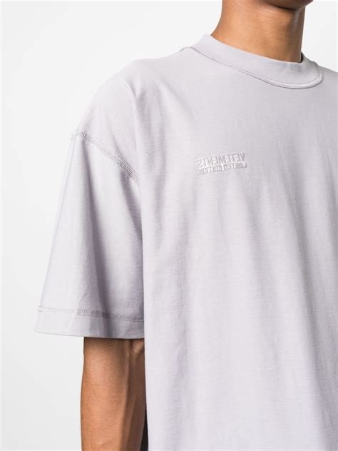 VETEMENTS - Logo Cotton T-shirt Vetements