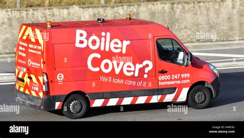 Boiler Cover van operated by Homeserve home assistance providers for ...