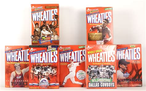 Lot Detail - 1990s-2000s The Ultimate Wheaties & Cereal Collection (Lot of 41)