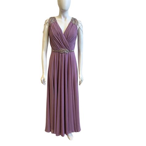Les Demoiselbe Women's Size 16 Formal Maxi Dress Purple (s)