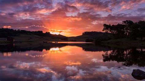 Sunrise Morning Kilmacolm Village And Civil Parish In The Inverclyde Council And Historical Area ...