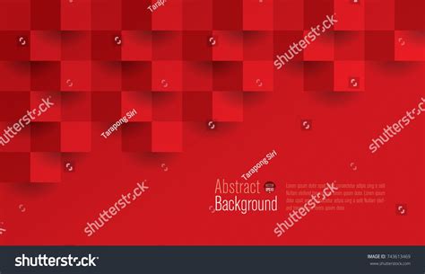 Red geometric texture. Abstract background vector can be used in cover design, book design ...